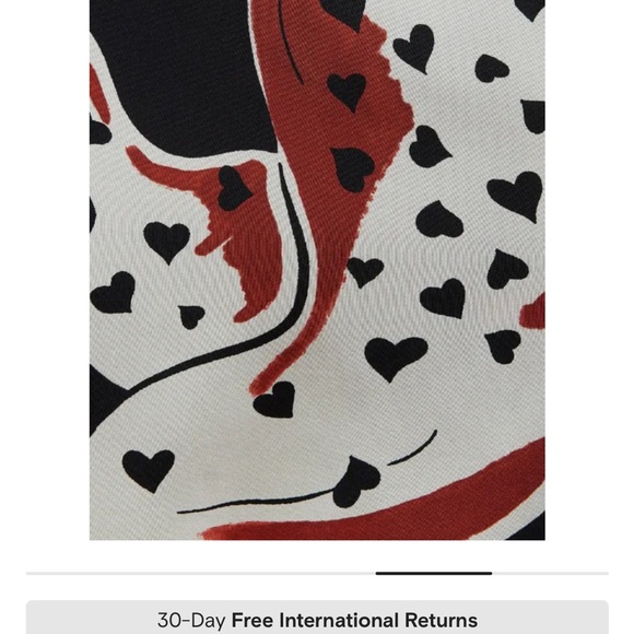 LA DoubleJ Black and Pink Resort Gown with Bishop Sleeves - goop - Picture 4 of 8